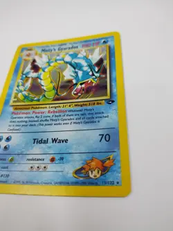 Misty's Gyarados - 13/132 - Pokemon Gym Challenge Unlimited Holo Rare Card - Image 2