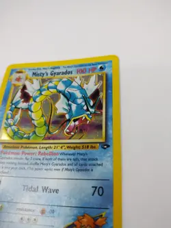 Misty's Gyarados - 13/132 - Pokemon Gym Challenge Unlimited Holo Rare Card - Image 3