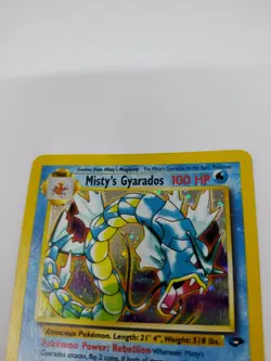 Misty's Gyarados - 13/132 - Pokemon Gym Challenge Unlimited Holo Rare Card - Image 5