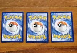 Pokemon Lot Of 3 Cards "Team Rocket's" (Wobbuffet Promo, Raticate, Crobat Ex) - Image 2