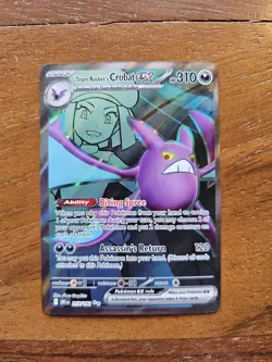 Pokemon Lot Of 3 Cards "Team Rocket's" (Wobbuffet Promo, Raticate, Crobat Ex) - Image 3