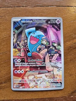 Pokemon Lot Of 3 Cards "Team Rocket's" (Wobbuffet Promo, Raticate, Crobat Ex) - Image 5