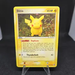 ⚡Ditto Pikachu⚡ 39/113 Non Holo Delta Species Pokemon Card TCG - Image 1