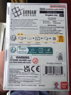 Gundam Card Game Limited Beta Box - English Version FACTORY SEALED/NEW - Image 2