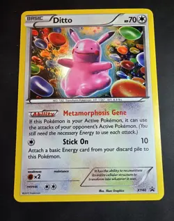 Pokemon Ditto XY40 Holo Card - XY Promo 2015 Set - TCG Basic English - Image 1