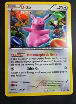 Pokemon Ditto XY40 Holo Card - XY Promo 2015 Set - TCG Basic English - Image 2