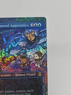 Renet, Temporal Apprentice (Borderless Foil) Rare MTG Ninja Turtles - Image 4