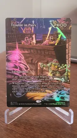 Trouble in Pairs (Borderless) Teenage Mutant Ninja Turtles Eternal-Legal Foil - Image 1