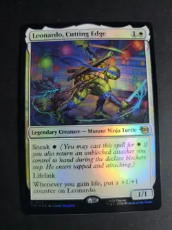 Leonardo's Technique (Foil) Rare MTG Ninja Turtles - Image 1