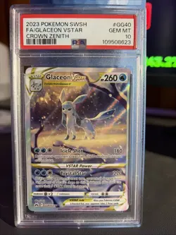 Pokemon Glaceon VSTAR Galarian Gallery Holo Ultra Rare Alternative Art PSA 10 - Image 1