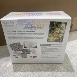Pokemon Scarlet & Violet Prismatic Evolutions Etb - Slight Rip - Image 3