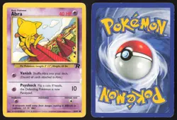 Pokemon TCG | Abra 49/82 | Common | Team Rocket | Moderately Played - Image 1