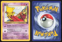 Pokemon TCG | Abra 49/82 | Common | Team Rocket | Moderately Played - Image 1