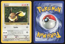 Pokemon TCG | Eevee 55/82 | Common | Team Rocket | Moderately Played - Image 1