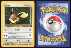 Pokemon TCG | Eevee 55/82 | Common | Team Rocket | Moderately Played - Image 1