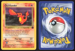Pokemon TCG | Charmander 50/82 | Common | Team Rocket | Moderately Played - Image 1