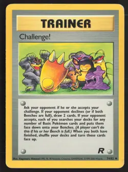Pokemon TCG | Challenge! 74/82 | Uncommon | Team Rocket | Moderately Played - Image 2