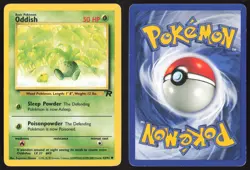 Pokemon TCG | Oddish 63/82 | Common | Team Rocket | Moderately Played - Image 1