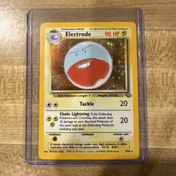 Vintage 1999 WOTC Pokemon TCG Jungle Set Electrode Holofoil Card #2/64 Rare - Image 1