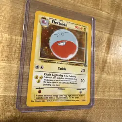 Vintage 1999 WOTC Pokemon TCG Jungle Set Electrode Holofoil Card #2/64 Rare - Image 3