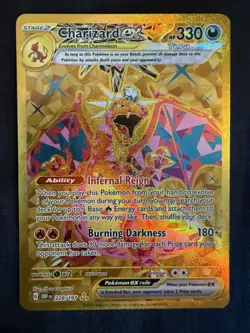 Pokemon Charizard EX 228/197 Obsidian Flames Hyper Rare - Near Mint - Image 5