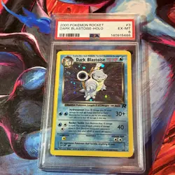 Pokemon TCG Dark Blastoise PSA 6 Holo Rare 3/82 - Image 1