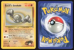 Pokemon TCG | Brock's Geodude 66/132 | Common | Gym Heroes | Moderately Played - Image 1