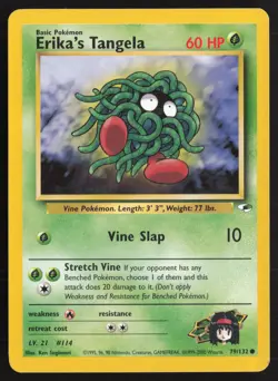 Pokemon TCG | Erika's Tangela 79/132 | Common | Gym Heroes | Moderately Played - Image 2