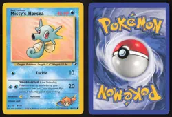 Pokemon TCG | Misty's Horsea 86/132 | Common | Gym Heroes | Moderately Played - Image 1