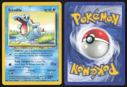 Pokemon TCG | Totodile 81/111 | Common | Neo Genesis | Moderately Played - Image 1