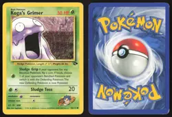 Pokemon TCG | Koga's Grimer 78/132 | Common | Gym Challenge | Moderately Played - Image 1