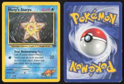 Pokemon TCG | Misty's Staryu 92/132 | Common | Gym Challenge | Moderately Played - Image 1