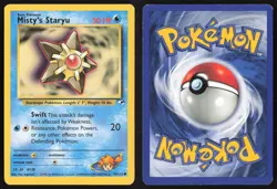 Pokemon TCG | Misty's Staryu 90/132 | Common | Gym Heroes | Moderately Played - Image 1
