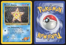 Pokemon TCG | Misty's Staryu 92/132 | Common | Gym Challenge | Moderately Played - Image 1