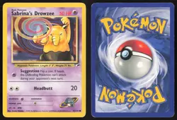 Pokemon TCG | Sabrina's Drowzee 92/132 | Common | Gym Heroes | Moderately Played - Image 1