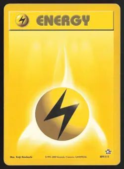 Pokemon TCG | Lightning Energy 109/111 | Neo Genesis | Moderately Played - Image 2
