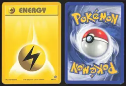 Pokemon TCG | Lightning Energy 100/102 | Base Set | Moderately Played - Image 1