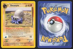 Pokemon TCG | Omanyte 60/75 | Common | Neo Discovery | Moderately Played - Image 1