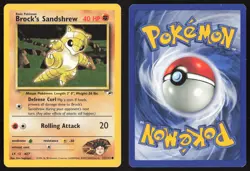 Pokemon TCG | Brock's Sandshrew 71/132 | Common | Gym Heroes | Moderately Played - Image 1