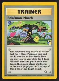 Pokemon TCG | Pokemon March 102/111 | Common | Neo Genesis | Moderately Played - Image 2