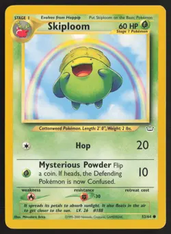 Pokemon TCG | Skiploom 52/64 | Common | Neo Revelation | Moderately Played - Image 2