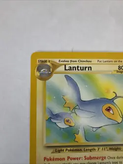 Pokemon TCG Lanturn Neo Revelation 32/64 Regular Unlimited Uncommon-jd - Image 2