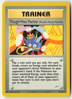 Pokemon - Thought Wave Machine (Rocket's Secret Machine) #096/105 - Neo Destiny - Image 1