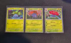 Oddish Gloom Vileplume Cosmos Holo Set Phantasmal Flames Pokemon Master Promo - Image 1