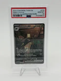 Pokemon TCG Sinistcha Ex #210 Special Illustration Rare PSA 10 Gem Mint 💎 - Image 1