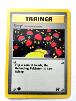 Pokemon TCG Sleep! Team Rocket 79 Regular 1st Edition Common Uncirculated - Image 1