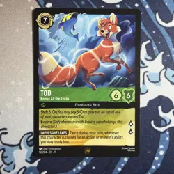 Disney Lorcana Tod - Knows All the Tricks 92/204 Legendary Winterspell - Image 1