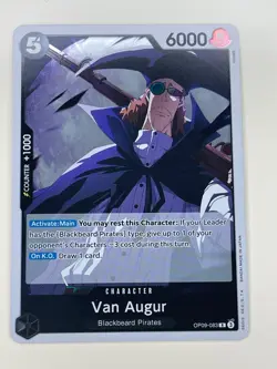 Van Augur OP09-083 R Emperors in the New World - ONE PIECE Card Game English - Image 1
