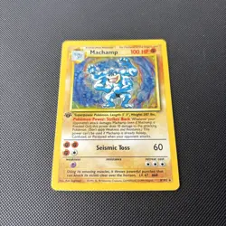 Pokemon Card Base Set Holo Machamp 8/102 WOTC - Image 3