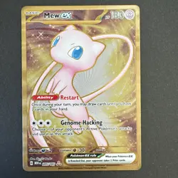 Mew ex - (151 Metal Card) 205/165 UPC Promo | NM - Image 1